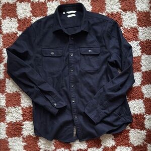 Suitsupply Wool Button-Up Shirt